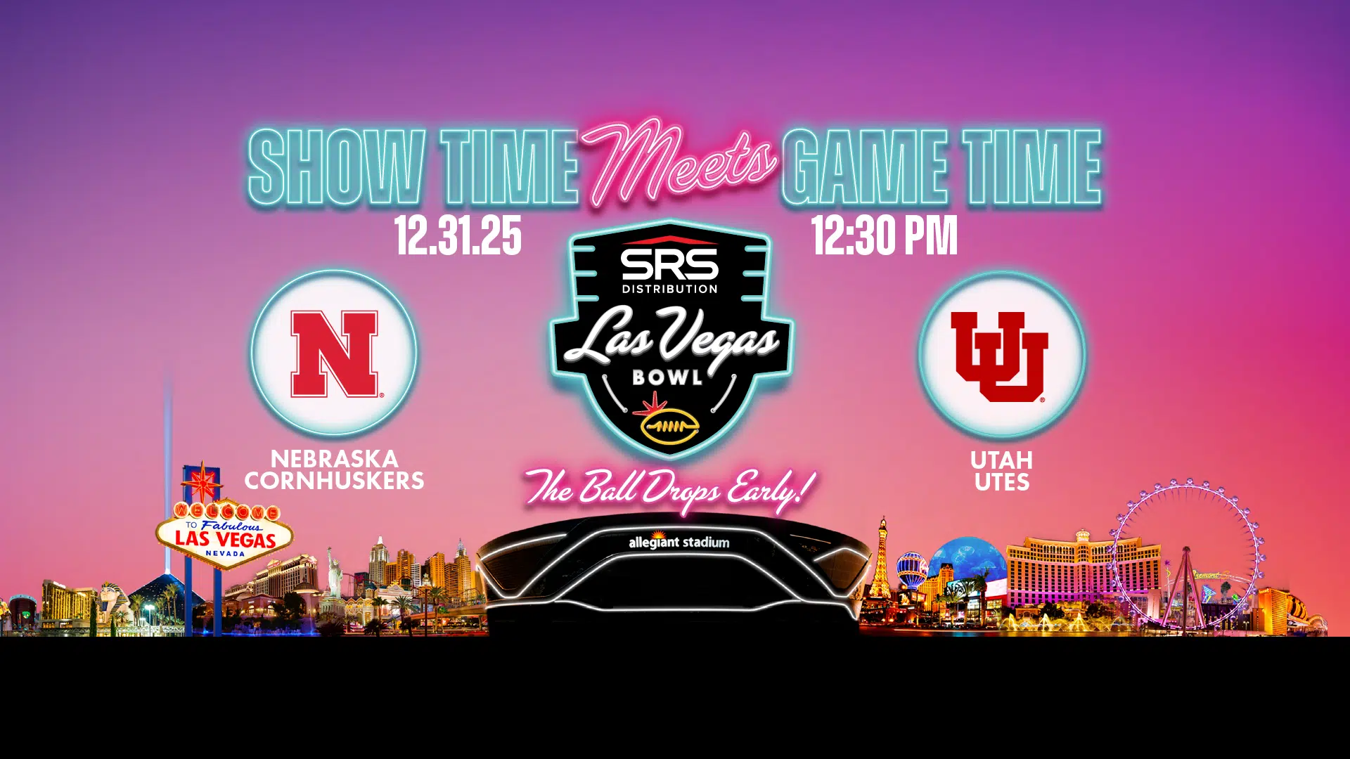 Nebraska to face No. 15 Utah in 2025 SRS Distribution Las Vegas Bowl
